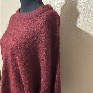 Free People Burgundy Sweater S
